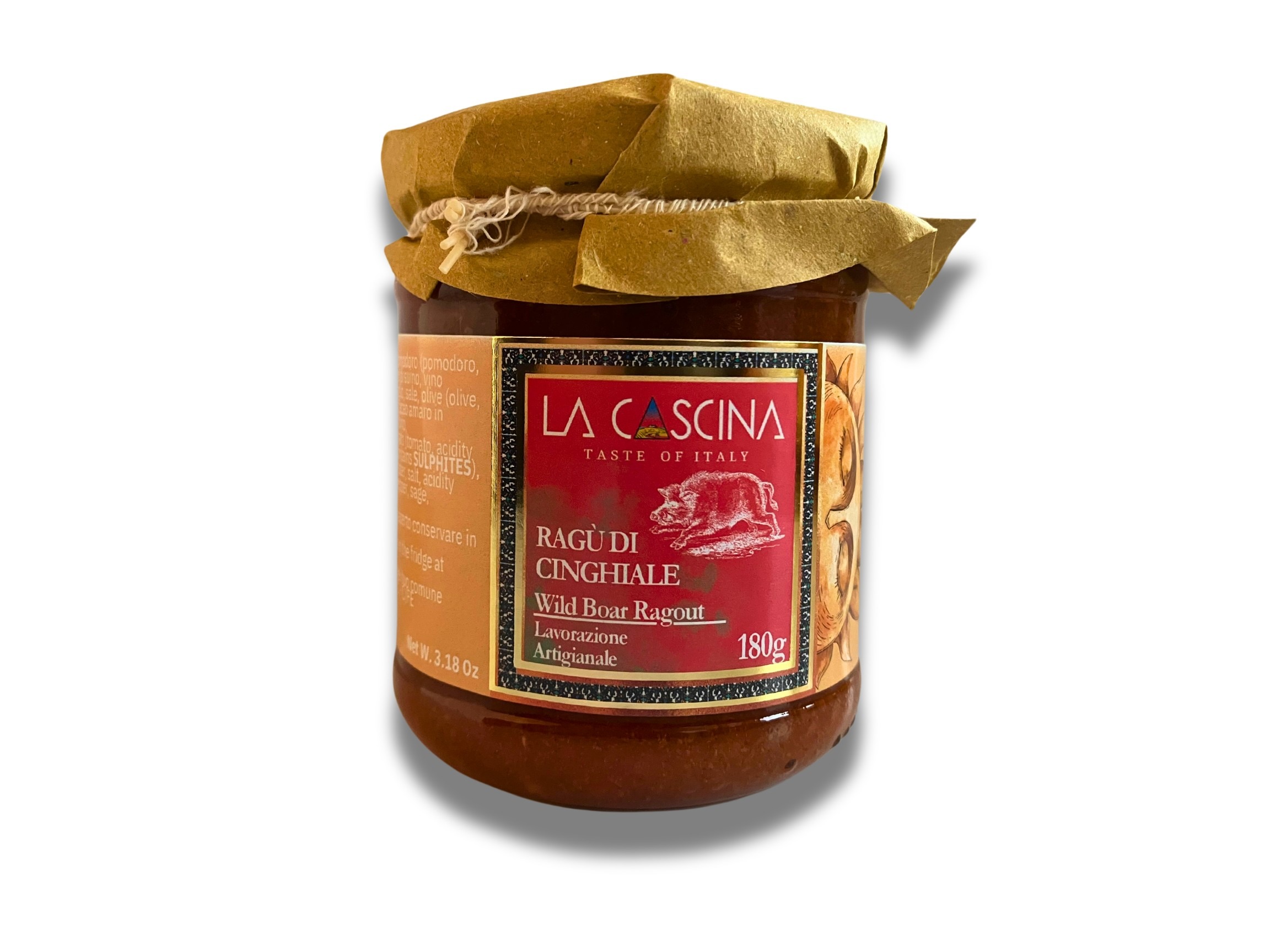 Ragù di Cinghiale vaso vetro 180 g